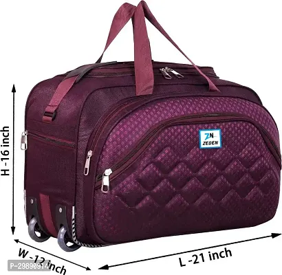 Designer Purple Nylon Solid Travel Bags Duffle Bag-thumb4