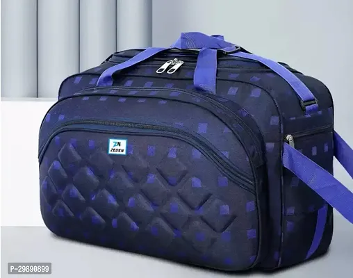 Designer Blue Nylon Solid Travel Bags Duffle Bag-thumb0