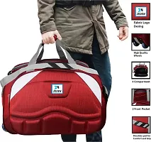 Designer Red Nylon Solid Travel Bags Duffle Bag-thumb1