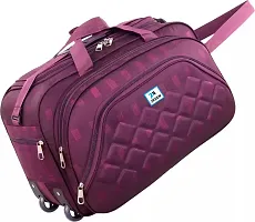 Designer Purple Nylon Solid Travel Bags Duffle Bag-thumb3