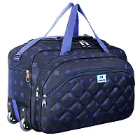 Designer Blue Nylon Solid Travel Bags Duffle Bag-thumb2