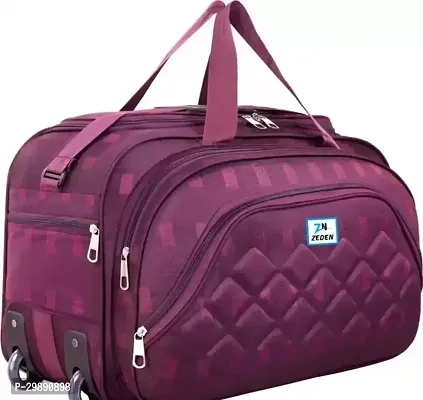 Designer Purple Nylon Solid Travel Bags Duffle Bag-thumb0