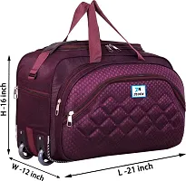 Designer Purple Nylon Solid Travel Bags-thumb3