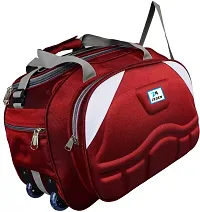 Designer Red Nylon Solid Travel Bags-thumb2