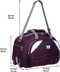 Designer Purple Nylon Solid Travel Bags-thumb1