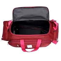 Designer Red Nylon Solid Travel Bags-thumb1