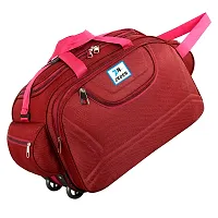 Designer Red Nylon Solid Travel Bags-thumb2