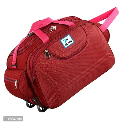 Designer Red Nylon Solid Travel Bags-thumb3