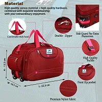 Designer Red Nylon Solid Travel Bags-thumb4