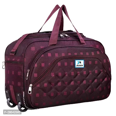 Designer Purple Nylon Solid Travel Bags-thumb0