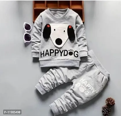 HAPPY DOG full T-Shirt pant (grey and grey )-thumb0