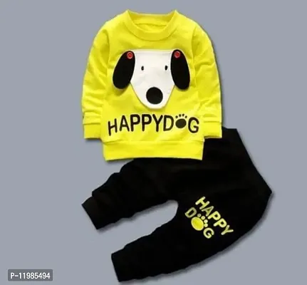 HAPPY DOG full T-Shirt pant (yellow and black)