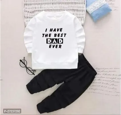 I HAVE THE BEST  DAD EVER T-SHIRT PANT (WHITE AND BLACK)-thumb0