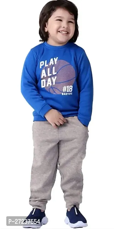 PLAY ALL DAY FULL T-SHIRT PANT (BLUE AND GREY)
