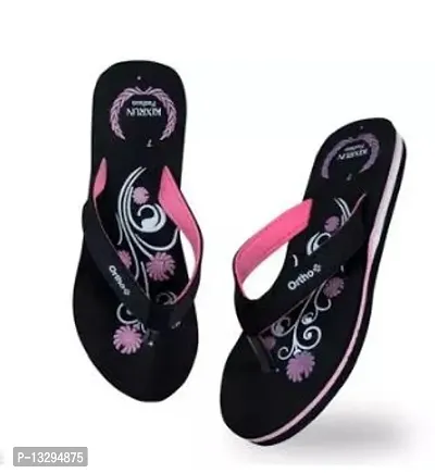 Comfortable Indoor Outdoor Rubber Fashionable Slippers For Women-thumb0