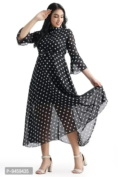 N & PG Gowns, Women Gowns, Latest Designed Women Dress Gown Printed Gowns for Women||-thumb2