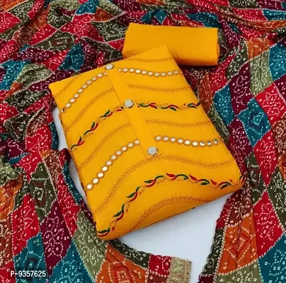 Exclusive Cotton Dress Material with Dupatta