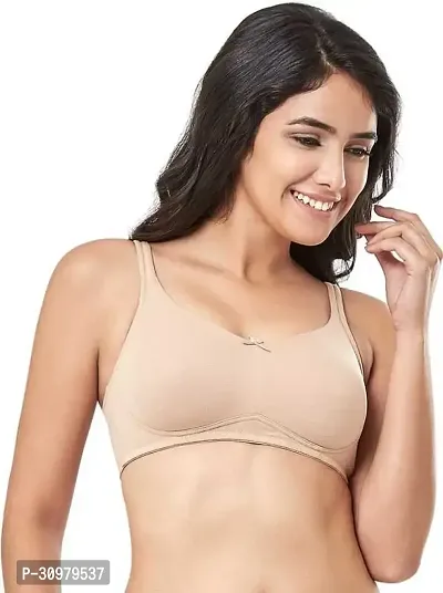 Stylish Cotton Blend Solid Bras For Women