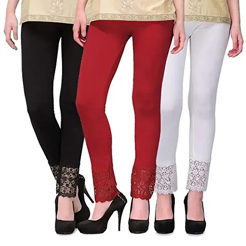 Shivi comferet Net Leggings Pack of 3