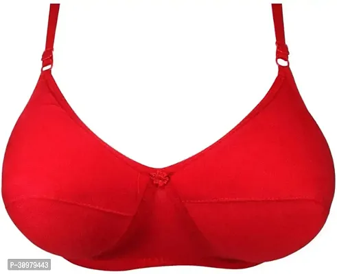 Stylish Cotton Blend Solid Bras For Women