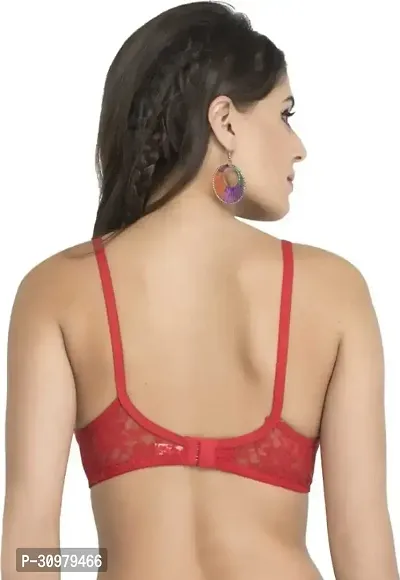 Stylish Cotton Lace Bras For Women- Pack Of 2-thumb3