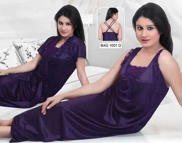 Silky 2 in 1 Piece Nightwear