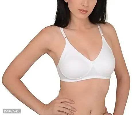 Stylish Cotton Blend Solid Bras For Women-thumb0