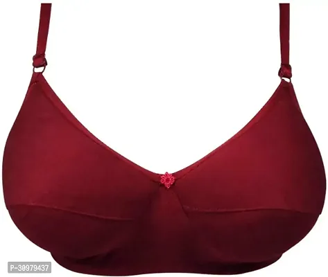 Stylish Cotton Blend Solid Bras For Women-thumb0