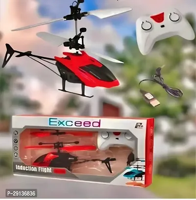 Exceed Remote Control helicopter Toy with 3d Flash lights and charging cable for kids-thumb0