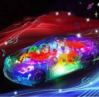 Toy 3D Light car Concept Racing Light Car Toy for Kids - Musical car for Kids/ Light Car for Kids / Car for Kids for 2 to 12 Years Transparent Ca-thumb1