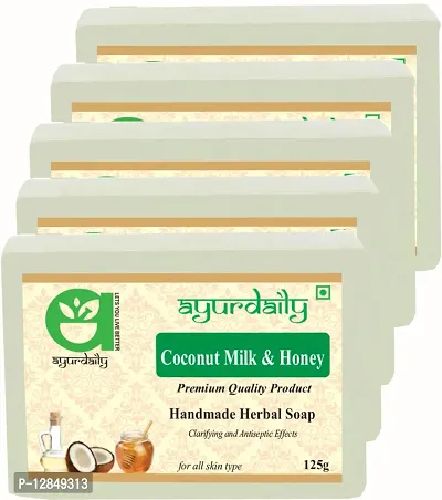 Coconut Milk And Honey Soap Pack of 5 (5 X 125 G)
