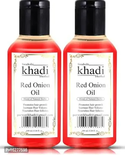 SWADESHI KHADI HERBAL Red  (Pack of 2) Hair Oil-thumb0