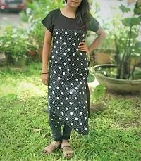 Stylish Polka Dot Printed Kurta-thumb1