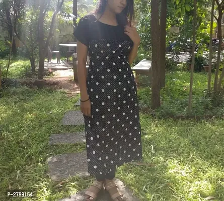 Stylish Polka Dot Printed Kurta-thumb4