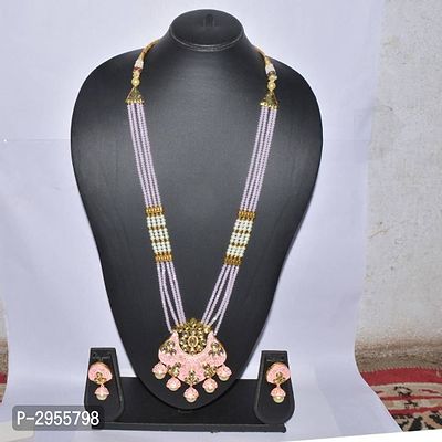 Multicoloured Alloy Partywear Necklaces  for Women's & Girl's-thumb0
