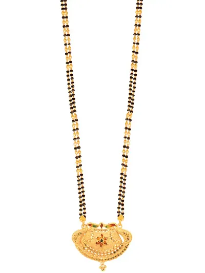 Women's Golden Plated Beautiful Long Mangalsutra