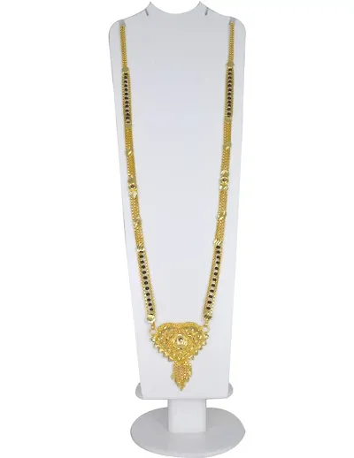 Women's plated Beautiful Long Mangalsutra with Earring