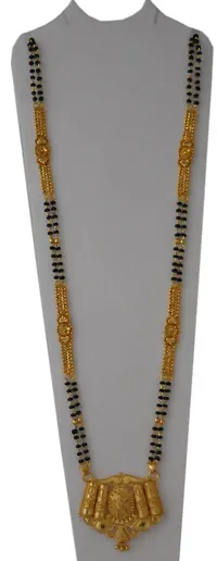 Women's plated Beautiful Long Mangalsutra with Earring