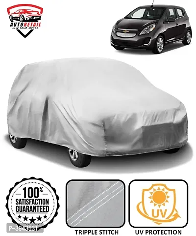 Silver Car Body Cover For Chervolet Beat
