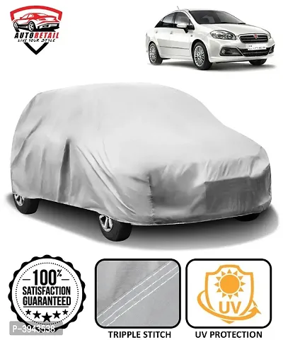 Silver Car Body Cover For Fiat Linea