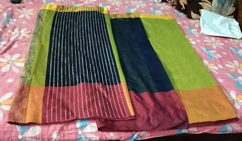 Attractive Handloom Cotton Silk Saree with Blouse piece-thumb1