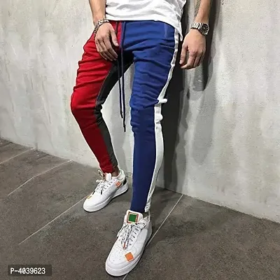 Multicoloured Self Pattern Polycotton Trackpant
