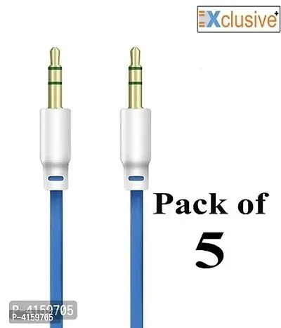 Xclusive Plus Aux Cable 1 M Length - Pack Of 5-thumb0