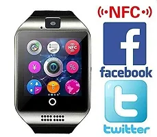 Q18 Android Compatible Bluetooth Smart Watch and Sim Card Support-thumb2