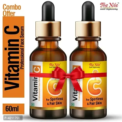 The Nile Professional Vitamin C Face Serum for Beautiful & Glowing Face 30 ML X 2 (60 ML)