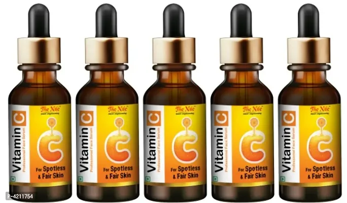 The Nile Professional Vitamin C Face Serum for Beautiful & Glowing Face 30 ML X 5 (150 ML)