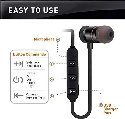 S6 metal magnetic wireless earphone-thumb0