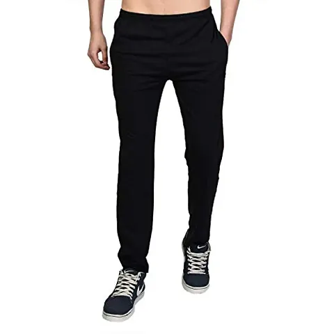 Men's Solid Regular Fit Track Pant