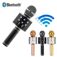 Ws-858 wireless Bluetooth mic- Black-thumb1