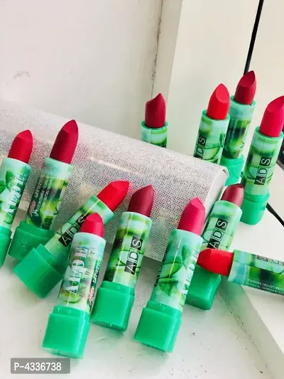 ADS Green Tea Extract Multicolour Matte Lipstick Set Of 12-thumb0